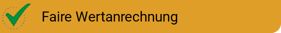 �Faire Wertanrechnung